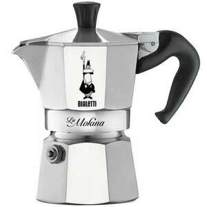 Bialetti 2380 La Mokina Kotyogós Kávéfőző, Ezüst kép