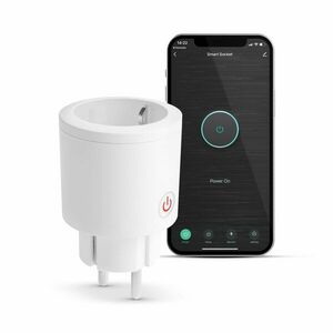 Smart konnektor - fogyasztásmérővel - Amazon Alexa, Google Home, Siri, IFTTT kompatibilitás kép