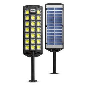 Szolár fali reflektor - 520 SMD LED - 3000 lm - 20W - 4500 mAh - IP65 kép