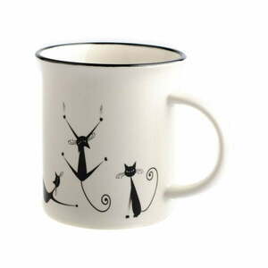 Cats Nero porcelán bögre, 310 ml - Dakls kép