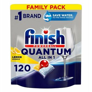 Finish Quantum All in 1 Lemon Mosogatógép kapszula 120db kép