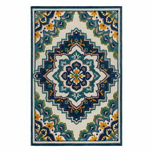 Kék kültéri szőnyeg 160x230 cm Beach Floral – Flair Rugs kép