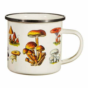 Krémszínű zománcozott gyerek bögre Vintage Mushroom - Sass & Belle kép