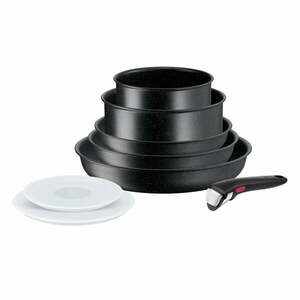 Alumínium edény készlet 8 db-os INGENIO Black stone L3998802 – Tefal kép