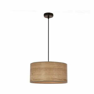 Világosbarna függőlámpa rattan búrával ø 30 cm Legno – Candellux Lighting kép