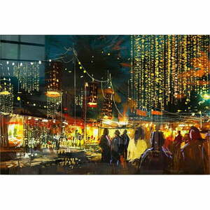 Üveg kép 100x70 cm City Street – Wallity kép