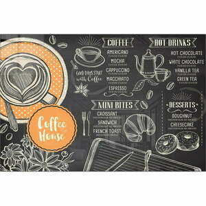 Üveg kép 100x70 cm Coffee House – Wallity kép