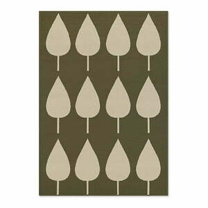 Khaki gyerek szőnyeg 120x170 cm Lovely Leaves – Hanse Home kép