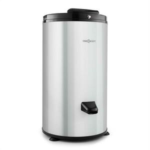 OneConcept MNW3-WS-3500, ruha centrifuga, 6 kg, 2800 fordulat/perc, rozsdamentes acél, ezüst kép