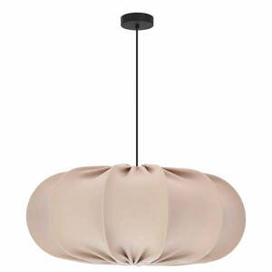 Bézs függőlámpa textil búrával ø 52 cm Cafee – Candellux Lighting kép