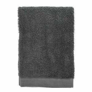 Sötétszürke frottír pamut fürdőlepedő 70x140 cm Comfort – Södahl kép