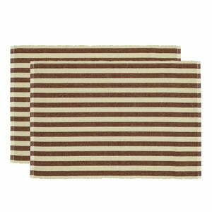 Jutakeverék tányéralátét szett 2 db-os 33x48 cm Statement Stripe – Södahl kép