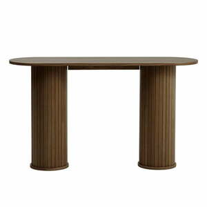 Barna konzolasztal 40x130 cm Nola – Unique Furniture kép