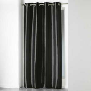 Fekete mikroszatén függöny 140x240 cm Shana – douceur d'intérieur kép