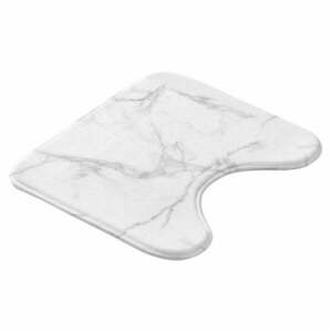 Fehér-szürke fürdőszobai kilépő WC-hez 45x45 cm Marbre – douceur d'intérieur kép