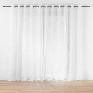 Fehér voile fényáteresztő függöny 400x240 cm Lissea – douceur d'intérieur kép