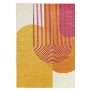 Sárga-narancssárga szőnyeg 160x230 cm Muse Orange Retro – Asiatic Carpets kép