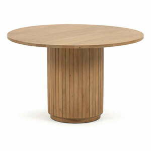 Natúr színű mangófa kerek étkezőasztal ø 120 cm Licia – Kave Home kép