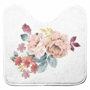 Fehér-rózsaszín fürdőszobai kilépő WC-hez 45x45 cm Jayana – douceur d'intérieur kép