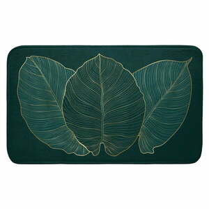 Sötétzöld fürdőszobai kilépő 45x75 cm Jade – douceur d'intérieur kép