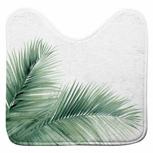 Fehér-zöld fürdőszobai kilépő WC-hez 45x45 cm Havane – douceur d'intérieur kép