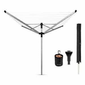 Ezüstszínű kerti ruhaszárító 60 m Lift-o-Matic Advance – Brabantia kép