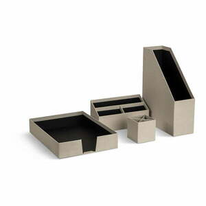 Karton rendszerező szett 4 db-os Hugo Canvas Paper Laminate – Bigso kép