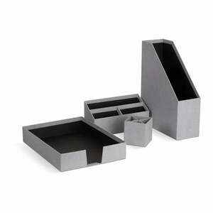 Karton rendszerező szett 4 db-os Hugo Canvas Paper Laminate – Bigso kép