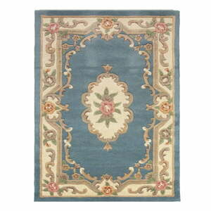 Aubusson kék gyapjú szőnyeg, 120 x 180 cm - Flair Rugs kép