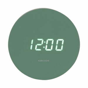 Digitális ébresztőóra ø 9 cm Spry Round – Karlsson kép