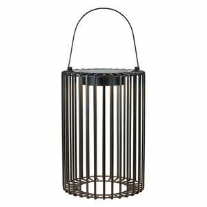 Fekete napelemes-USB kültéri LED lámpás (magasság 54 cm) Cavia – Markslöjd kép