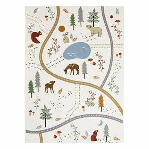 Krémszínű gyerek játszószőnyeg 123x180 cm Little Forest – Nattiot kép