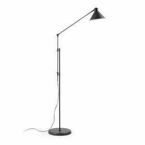Fekete állólámpa fém búrával (magasság 220 cm) Dione – Kave Home kép