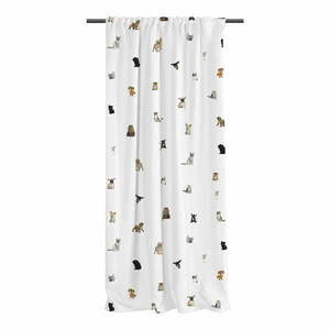 Fehér pamut-szatén gyerek függöny 110x250 cm The Cutest Ones – Butter Kings kép