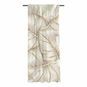 Aranyszínű pamut-szatén függöny 110x170 cm Golden Leaves – Butter Kings kép