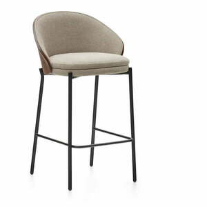 Barna-bézs bárszék (ülésmagasság 65 cm) Eamy – Kave Home kép
