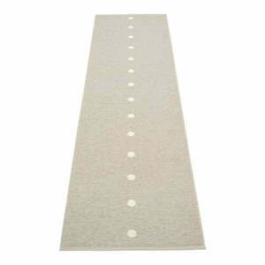 Bézs-krémszínű kültéri-beltéri futószőnyeg 70x280 cm Peg Linen Vanilla – Pappelina kép