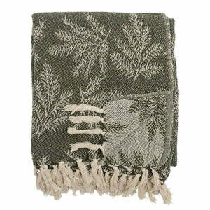 Khaki takaró 130x160 cm Gabriela – Bloomingville kép