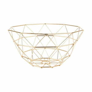 Diamond aranyszínű gyümölcstál, ⌀ 30 cm - PT LIVING kép