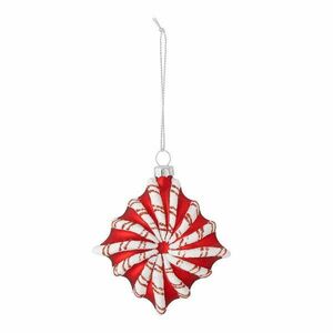 Üveg karácsonyfadísz 9 cm Candy – Bloomingville kép