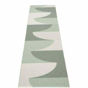 Zöld kültéri-beltéri futószőnyeg 70x270 cm Hill Army Misty Mint – Pappelina kép