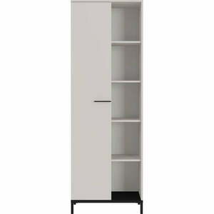 Krémszínű könyvespolc 64x190x34 cm Rovigo – Germania kép