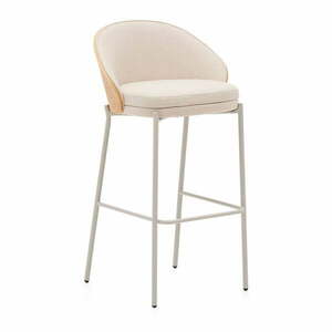 Bézs-világos natúr színű bárszék (ülésmagasság 77 cm) Eamy – Kave Home kép