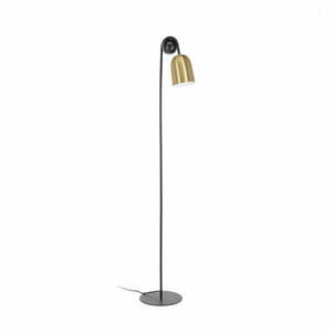Fekete-aranyszínű állólámpa fém búrával (magasság 180 cm) Natsumi – Kave Home kép