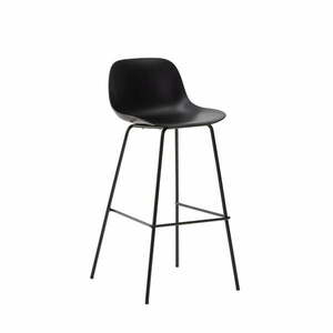 Fekete bárszék (ülésmagasság 74 cm) Altea – Kave Home kép