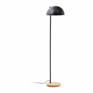 Fekete-natúr színű állólámpa fém búrával (magasság 150 cm) Catlar – Kave Home kép