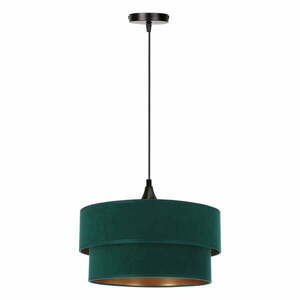 Petróleumkék függőlámpa textil búrával ø 35 cm Scopello – Candellux Lighting kép