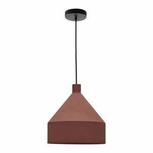Terrakotta színű függőlámpa fém búrával ø 30 cm Peralta – Kave Home kép