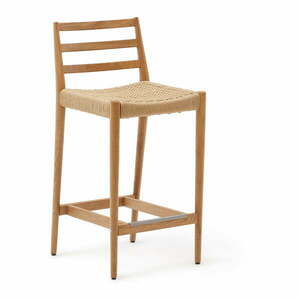 Natúr színű tölgyfa bárszék (ülésmagasság 70 cm) Analy – Kave Home kép
