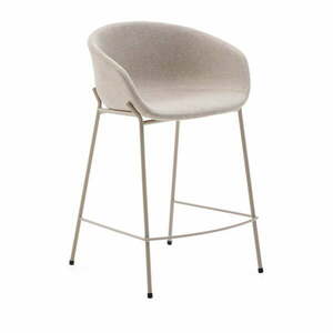Bézs bárszék (ülésmagasság 65 cm) Yvette – Kave Home kép